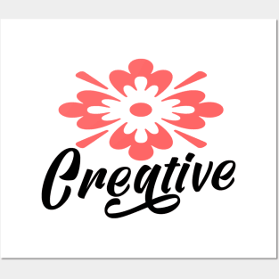 Creative Flowers Posters and Art